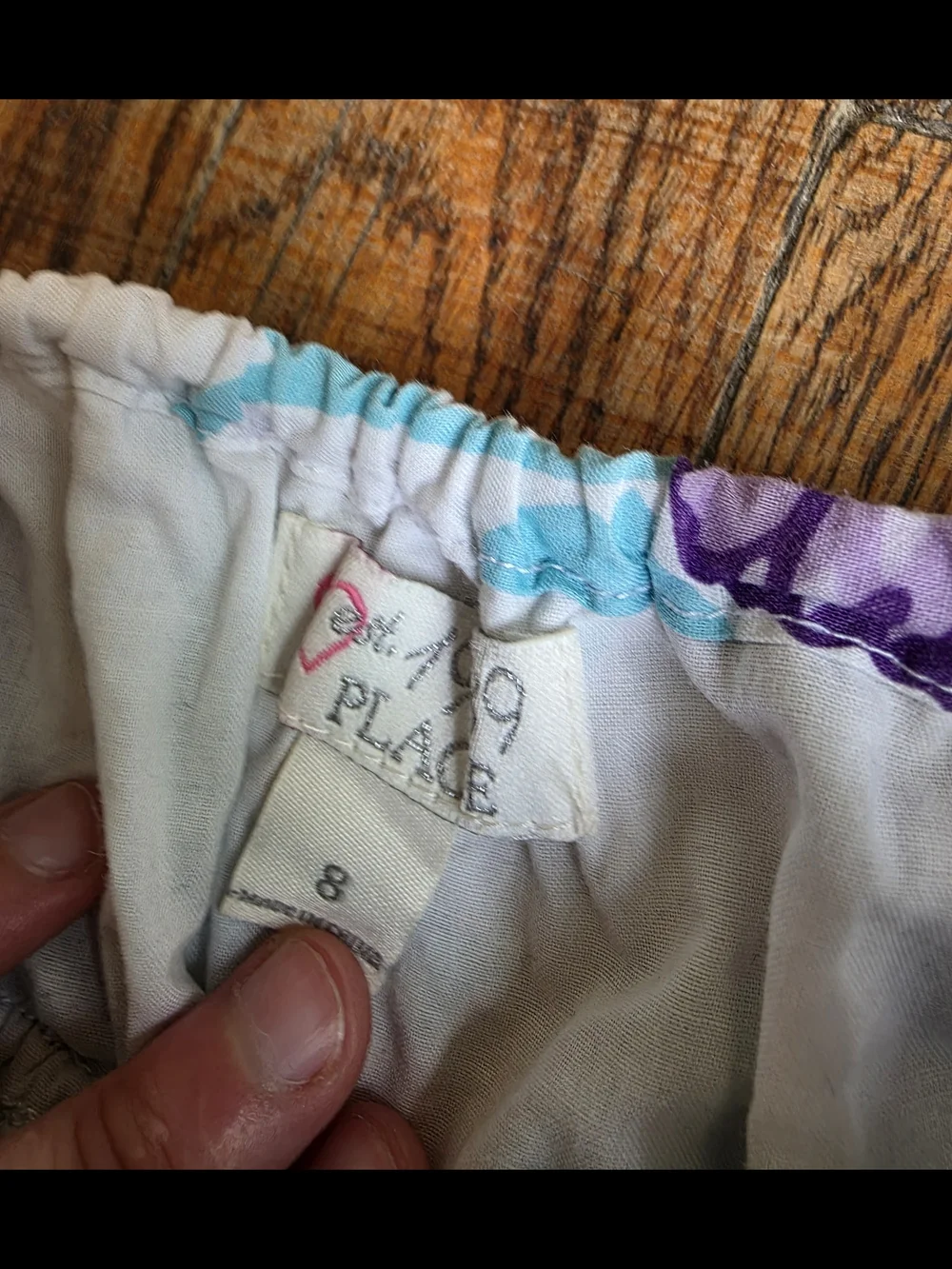 The Children's Place White Dress with Purple Butterfly Print - Picture 3 of 4
